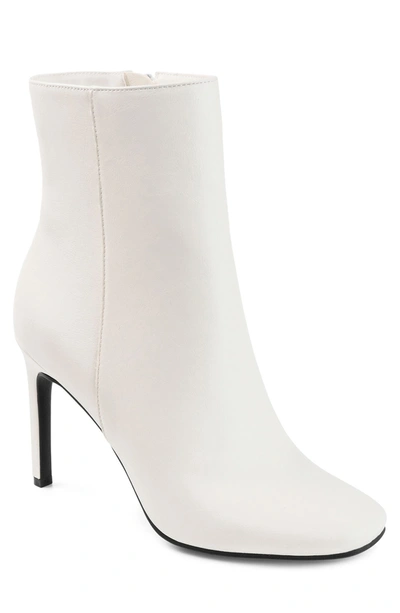 Journee Collection Silvy Stiletto Ankle Bootie In White