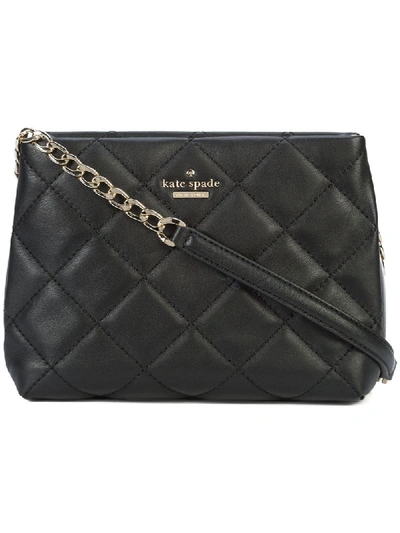 Kate Spade Emerson Place - Jenia Quilted Leather Shoulder Bag - Black
