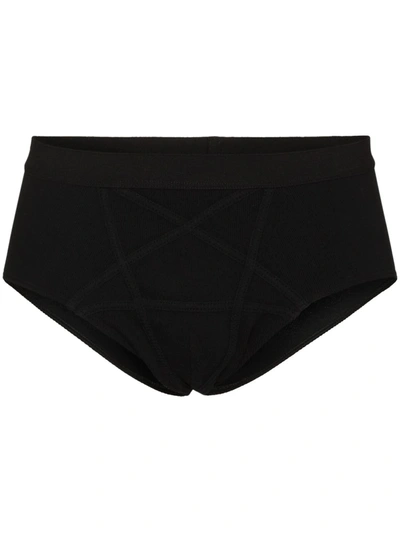 Rick Owens Cotton Gray Intarsia Socks in Pearl/Black for Men Mens Underwear Rick Owens Underwear White 
