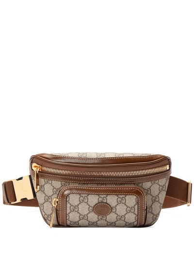 Gucci Interlocking G Belt Bag In Beige