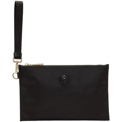 Versace Black Small Palazzo Pouch