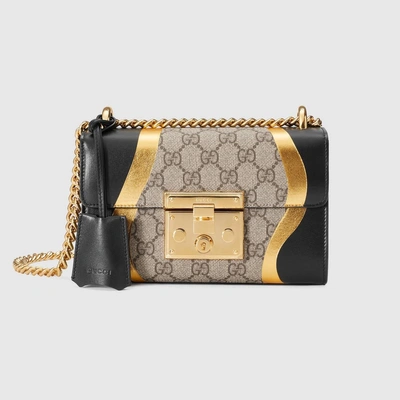 Gucci Padlock Small Gg Shoulder Bag - Gg Supreme Canvas | ModeSens