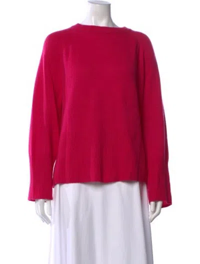 Pre-owned 360cashmere Cashmere Crew Neck Sweater In Pink