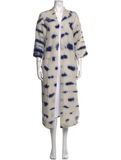 Pre-owned 360cashmere Cashmere Tie-dye Print Sweater In Neutrals