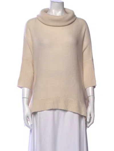 Pre-owned 360cashmere Cashmere Turtleneck Sweater In Neutrals