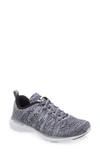 Apl Athletic Propulsion Labs Techloom Pro Knit Running Shoe In Heather Grey