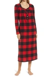 Red Bloom Buffalo Plaid