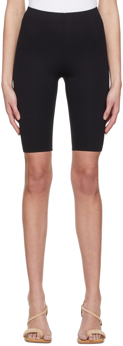 Maria Mcmanus High Waist Recycled Nylon Blend Bike Shorts In Black