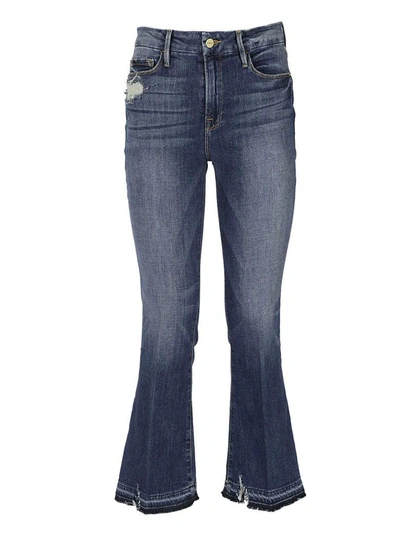 Frame Cropped Jeans In Denim
