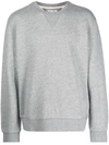 Alex Mill Garment Dyed Crewneck Sweatshirt In Grey