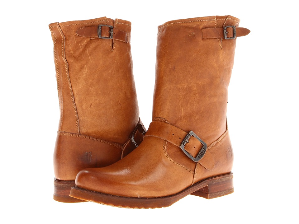 Frye - Veronica Shortie (camel Soft Vintage Leather) Cowboy Boots ...