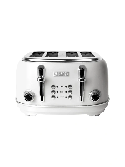 Haden Heritage 4-slice Wide Slot Toaster In White