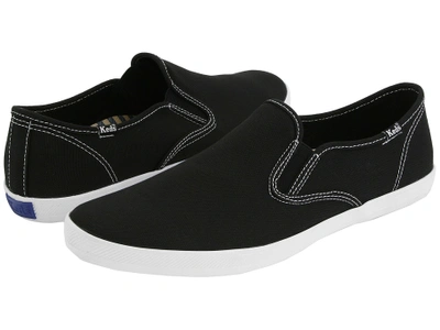 Keds - Champion Slip-on - Canvas (black) Men's Shoes | ModeSens