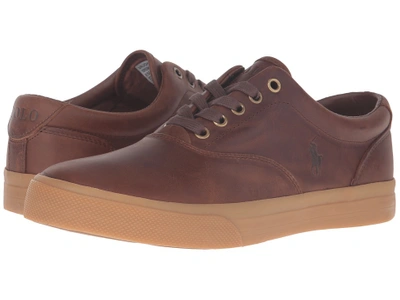 Polo Ralph Lauren - Vaughn (tan/gum Smooth Oil Leather) Men's Lace Up  Casual Shoes | ModeSens