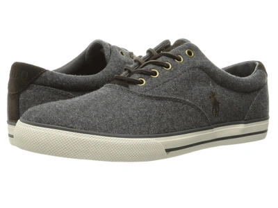 Polo Ralph Lauren - Vaughn (grey Solid Flannel) Men's Lace Up Casual Shoes  | ModeSens