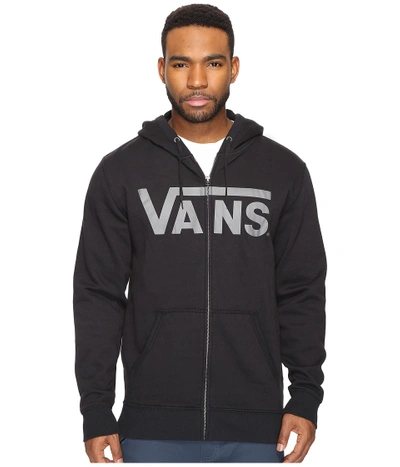 Vans - Classic Zip Hoodie (black/pewter) Men's Sweatshirt | ModeSens