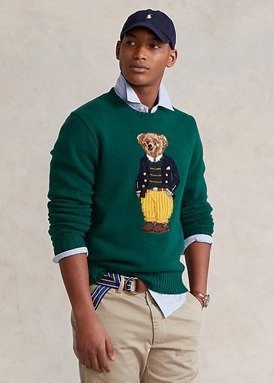 Polo Ralph Lauren Polo Bear Sweater In New Forest
