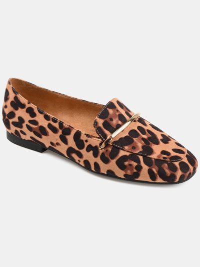 Journee Collection Tru Comfort Foam Wrenn Flat In Leopard