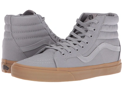 Vans - Sk8-hi Reissue ((canvas Gum) Frost Gray/light Gum) Skate Shoes |  ModeSens