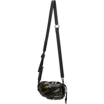 Innerraum Black Object I02 Clutch Crossbody Bag In Hyena/black
