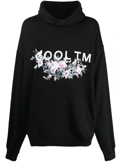 Cool Tm Black Graphic-print Organic-cotton Hoodie