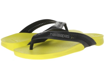 Havaianas - Wide Flip Flops (neon Yellow) Men's Sandals | ModeSens