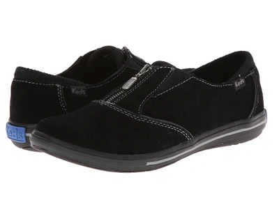 Forblive Maxim mixer Keds - Pacey Zip Suede (black) Women's Shoes | ModeSens