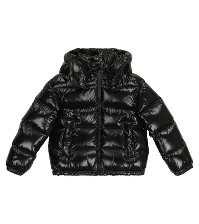 Moncler Kids' Fustet Hooded Down Jacket In 白色