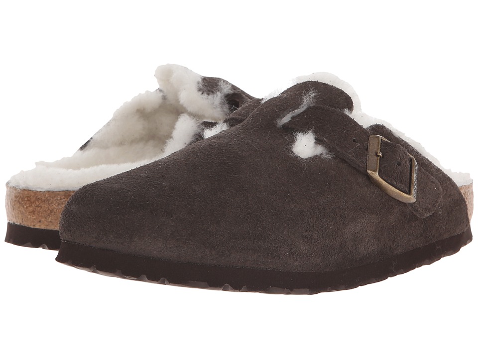 birkenstock boston clog shearling