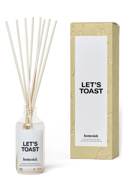 Homesick Let's Toast Diffuser 4 Oz. In White