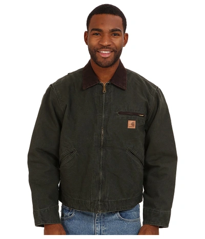 Carhartt - Sandstone Detroit Jacket (moss) Men's Jacket | ModeSens