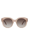 Celine Women's Round Sunglasses, 53mm In Beige