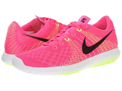 Nike - Flex Fury (pink Pow/liquid Lime/volt/black) Women's Running Shoes |  ModeSens