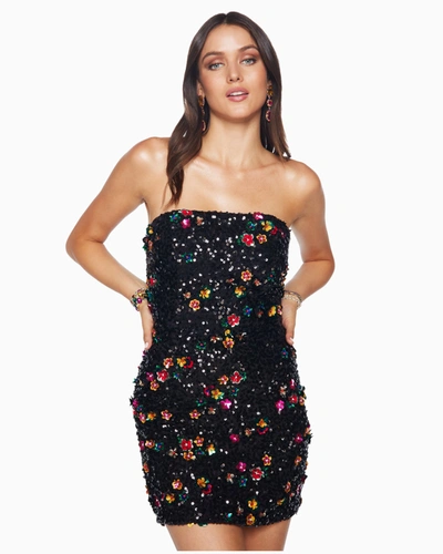 sergio hudson mini black dress Clarisse 30306 main image 1
