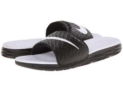 Nike - Benassi Solarsoft Slide 2 (black/white) Women's Slide Shoes |  ModeSens