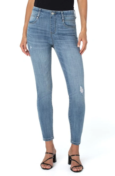 Liverpool Los Angeles Gia Glider Ankle Pull-on Skinny Jeans In Dacey