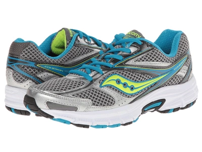 Saucony - Cohesion 8 (grey/blue/citron) Women's Running Shoes | ModeSens