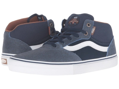 Vans - Gilbert Crockett Pro Mid ((xtuff) Dress Blues) Men's Skate Shoes |  ModeSens