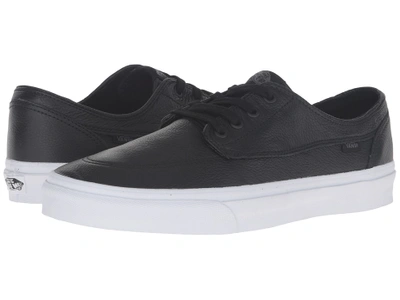 Vans - Brigata ((premium Leather) Black/true White) Skate Shoes | ModeSens