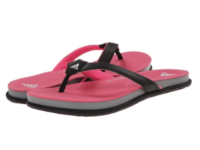 Adidas Originals Adidas - Cloudfoam Ultra Thong (black/solar Pink/grey)  Women's Sandals | ModeSens