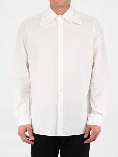 Valentino White Shirt With Double Collar