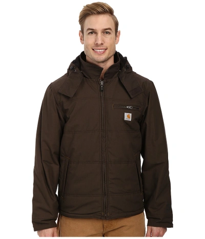 Carhartt - Quick Duck(r) Livingston Jacket (dark Coffee) Men's Coat |  ModeSens