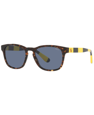 Polo Ralph Lauren Man Sunglasses Ph4170 In Dark Blue