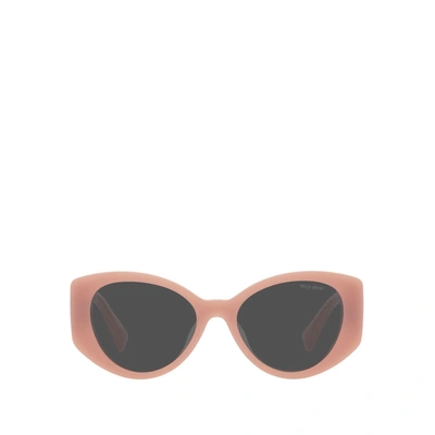 Miu Miu Mu 03ws Pink Opal Female Sunglasses In Dark Grey