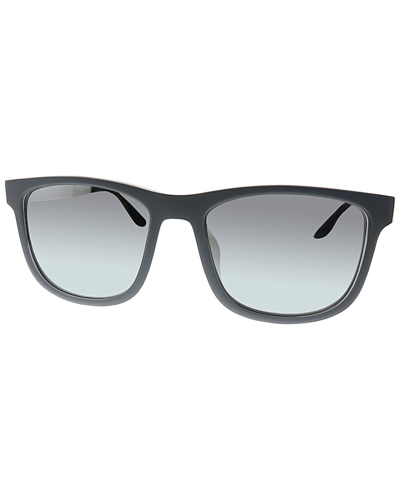 Prada Unisex Ps 04xsf 56mm Polarized Sunglasses In Polar Dark Grey Mirror Silver