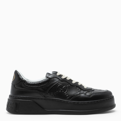 Gucci Black Trainers With Gg In Relief