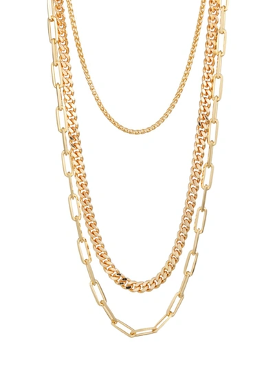 Jordan Road Jewelry Versailles 18k Gold-plated Multi-chain Necklace
