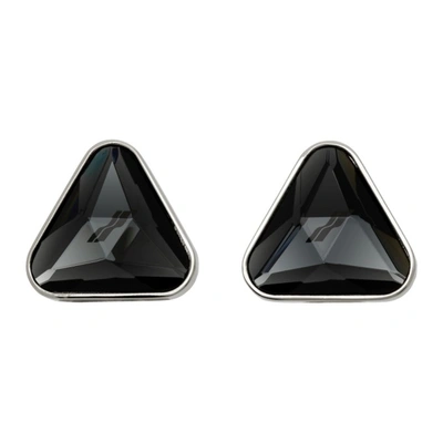 We11 Done Triangle Shape Earrings In Black