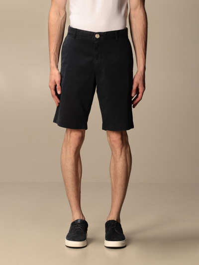 Woolrich Shorts With Cargo Pockets In Blue