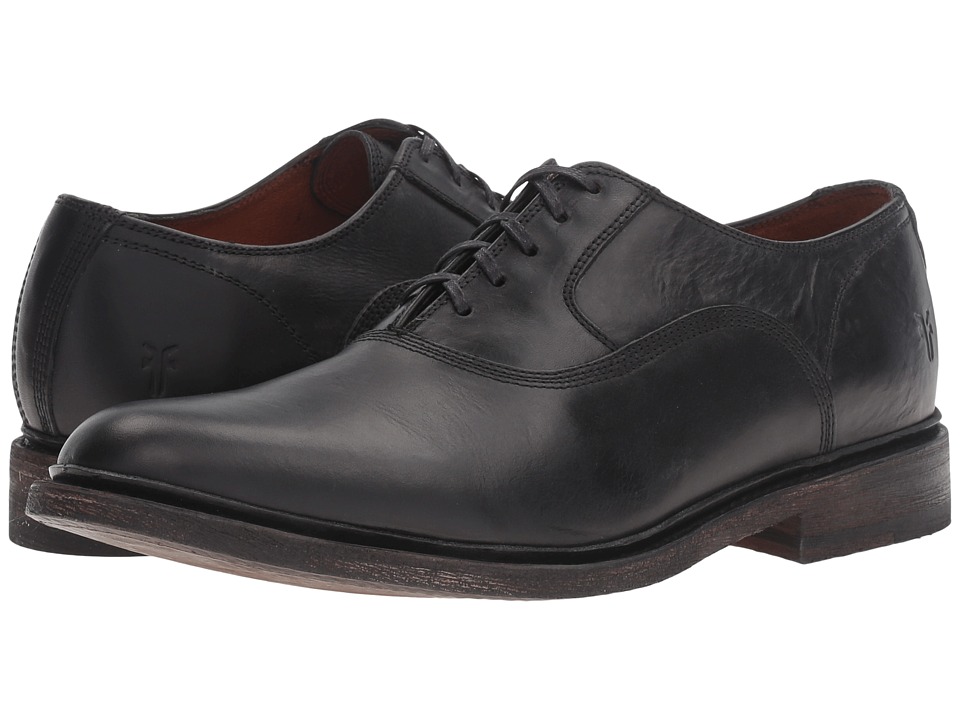 Frye - James Bal Oxford (black Smooth Vintage Leather) Men's Plain Toe ...